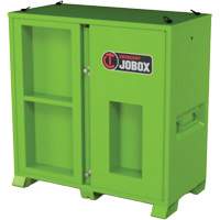 Armoire de rangement d'&eacute;PI sur place, Acier, Vert lime haute visibilit&eacute; Ontario Packaging