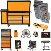 MEGAMOD Master Mechanics Tool Set in Premium Modular Foam Trays with Tool Storage & Shop Equipment, 1331 Pieces Ontario Packaging