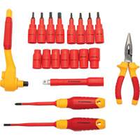 3/8" Drive VDE Insulated Tool Set, 1000 V, 20 Pcs Ontario Packaging