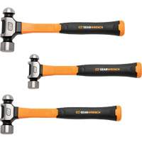 Ball Pein Hammers with Fiberglass Handles Set, 3 Pieces Ontario Packaging