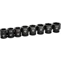 6-Point SAE Socket Set, 8 Pcs, Impact, 3/4" Drive Size Ontario Packaging