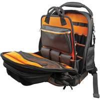 Sac &agrave; outils dorsal Tradesman Pro Tool Master, 11" lo x 13-1/2" la, Noir/Gris/Orange, Polyester Ontario Packaging