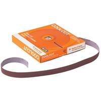 Papier abrasif manuel Coolcut, Oxyde d'aluminium, 1-1/2" la x 150' lo, Grain P60 Ontario Packaging