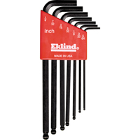Balldrive L-Style Hex Key Set, 7 Pcs. Ontario Packaging