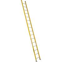 Industrial Extra Heavy-Duty Straight Ladders (5600 Series), 16', Fibreglass, 375 lbs., CSA Grade 1AA VC272 | Ontario Packaging