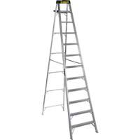 3400 Series Industrial Extra Heavy-Duty Step Ladder, 12', Aluminum, 300 lbs. Capacity, Type 1A VC315 | Ontario Packaging