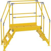 Crossover Ladder, 78-1/2" Overall Span, 30" H x 48" D, 24" Step Width Ontario Packaging