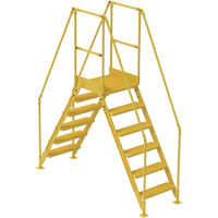 Crossover Ladder, 92" Overall Span, 60" H x 24" D, 24" Step Width VC454 | Ontario Packaging