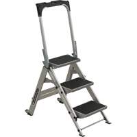 Tilt & Roll Step Stool Ladder, 3 Steps, 34" x 22" x 50.75" High VD439 | Ontario Packaging