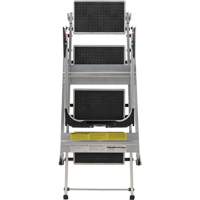 Tilt & Roll Step Stool Ladder, 4 Steps, 44.25" x 22.13" x 59" High VD440 | Ontario Packaging