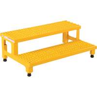 Adjustable Step-Mate Stand, 2 Step(s), 36-3/16" W x 22-7/8" L x 15-1/4" H, 500 lbs. Capacity VD447 | Ontario Packaging