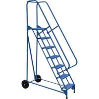 Roll-A-Fold Ladder, 7 Steps, Perforated, 70" High Ontario Packaging