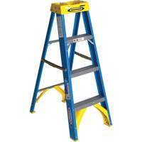 Step Ladder, 4', Fibreglass, 250 lbs. Capacity, Type 1 VD529 | Ontario Packaging
