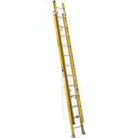 Extension Ladder, 375 lbs. Cap., 21' H, Grade 1AA VD534 | Ontario Packaging