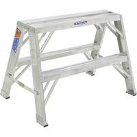 Work Stand, 2 Steps, 22"/8" x 30"/33" x 24" High VD563 | Ontario Packaging