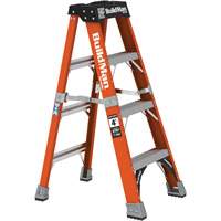 Step Ladder, 4', Fibreglass, 375 lbs. Capacity, Type 1AA Ontario Packaging