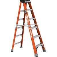 Step Ladder, 6', Fibreglass, 375 lbs. Capacity, Type 1AA Ontario Packaging