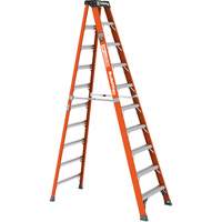 Step Ladder, 10', Fibreglass, 375 lbs. Capacity, Type 1AA Ontario Packaging