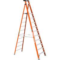 Safespace Platform Step Ladder, 10', 300 lbs. Cap. Ontario Packaging