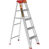 Step Ladder, 5', Aluminum, 200 lbs. Capacity, Type 3 Ontario Packaging