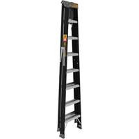 Step Ladder with Paint Tray, 8', Fibreglass, 250 lbs. Capacity, Type 1 Ontario Packaging