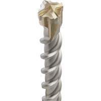 MX4 4-Cutter SDS-Plus Rotary Hammer Drill Bit, 1", SDS-Plus Shank, Carbide Ontario Packaging