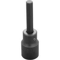Socket Bit, Hex, 8 mm x 3-1/4" L, 1/2" Drive Ontario Packaging