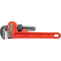 Heavy-Duty Cast Iron Pipe Wrench, 3/4" Jaw Capacity, 6" Long, Powder Coated Finish, None Handle Ontario Packaging