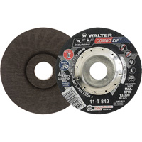 Meules &agrave; tronçonner renforc&eacute;es pour meuleuse &agrave; angle droit - Combo Zip, 4-1/2" x 5/64", Arbre de 7/8", Type 27 Ontario Packaging