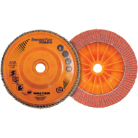 Enduro-Flex Turbo Flap Disc, 4-1/2" x 5/8"-11, Type 27S, 36/60 Grit, Ceramic Ontario Packaging