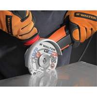 Meule &agrave; tronçonner Zip One, 5" x 1/32", Arbre de 7/8", Type 1, Alumine de zirconium, 12 200 Tr/min Ontario Packaging