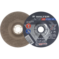 Depressed Centre Grinding Wheels - Allsteel™ XX, 6" x 1/8", 7/8" Arbor, Type 27, Zirconia Alumina, 10200 RPM VV696 | Ontario Packaging
