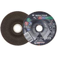 FLEXCUT™ Grinding Wheel, 5", 36 Grit, Aluminum Oxide, 7/8", 12200 RPM, Type 29 VV708 | Ontario Packaging