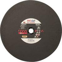 Chop Saw Wheel, 12" x 0.093"/3/32", 1" Arbor, Type 1, Aluminum Oxide, 5100 RPM WI909 | Ontario Packaging