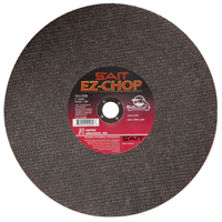 EZ-Chop<sup>®</sup> Chop Saw Wheel, 14" x 3/32", 1" Arbor, Type 1, Aluminum Oxide, 4400 RPM WI910 | Ontario Packaging