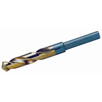 1/2" Reduced Round Shank Split Point Drill Bit, 14.68 mm, Cobalt, 3-1/8" Flute, 118° Point WU026 | Ontario Packaging