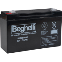 Sealed Lead Acid Batteries, 6 V, 12 Ah XA605 | Ontario Packaging