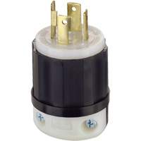 3-Pole 4-Wire Grounding Locking Plug, Nylon, 30 Amps, 125 V/250 V, L14-30P Ontario Packaging