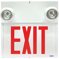 Stella Combination Signs - Exit, LED, Hardwired, 12-1/8" L x 12-1/2" W, English XB929 | Ontario Packaging