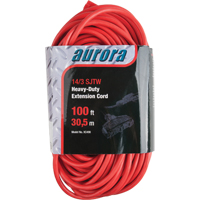 Cordon rallonge en vinyle, Ext&eacute;rieur, SJTW, AWG 14/3, 13 A, 3 prise(s), 100' Ontario Packaging