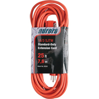 Cordon rallonge, Int&eacute;rieur/ext&eacute;rieur, SJTW, AWG 16/3, 13 A, 25' Ontario Packaging