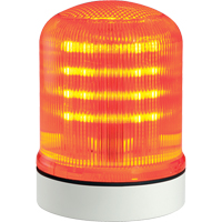 Streamline<sup>®</sup> Modular Multifunctional LED Beacons, Continuous/Flashing/Rotating, Amber XE717 | Ontario Packaging