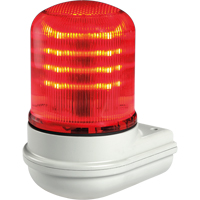 Streamline<sup>®</sup> Modular Multifunctional LED Beacons, Continuous/Flashing/Rotating, Red XE721 | Ontario Packaging