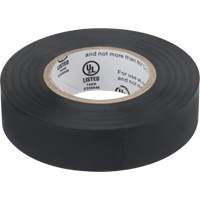 Electrical Tape, 19 mm (3/4") x 18 M (60'), Black, 7 mils XE890 | Ontario Packaging