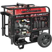 V-Twin Gasoline Generator, 15000 W Surge, 12500 W Rated, 120 V/240 V, 40 L Tank XH198 | Ontario Packaging