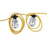LED Stringlights, 5 Lights, 600" L, Metal Housing XH270 | Ontario Packaging