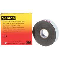 Scotch<sup>®</sup> Electrical Semi-Conducting Tape, 19 mm (3/4") x 4.6 m (15'), Black, 30 mils XH292 | Ontario Packaging
