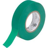 Electrical Tape, 19 mm (3/4") x 18 M (60'), Green, 7 mils XH384 | Ontario Packaging