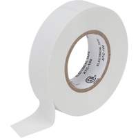 Electrical Tape, 19 mm (3/4") x 18 M (60'), White, 7 mils XH386 | Ontario Packaging