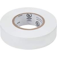 Electrical Tape, 19 mm (3/4") x 18 M (60'), White, 7 mils XH386 | Ontario Packaging